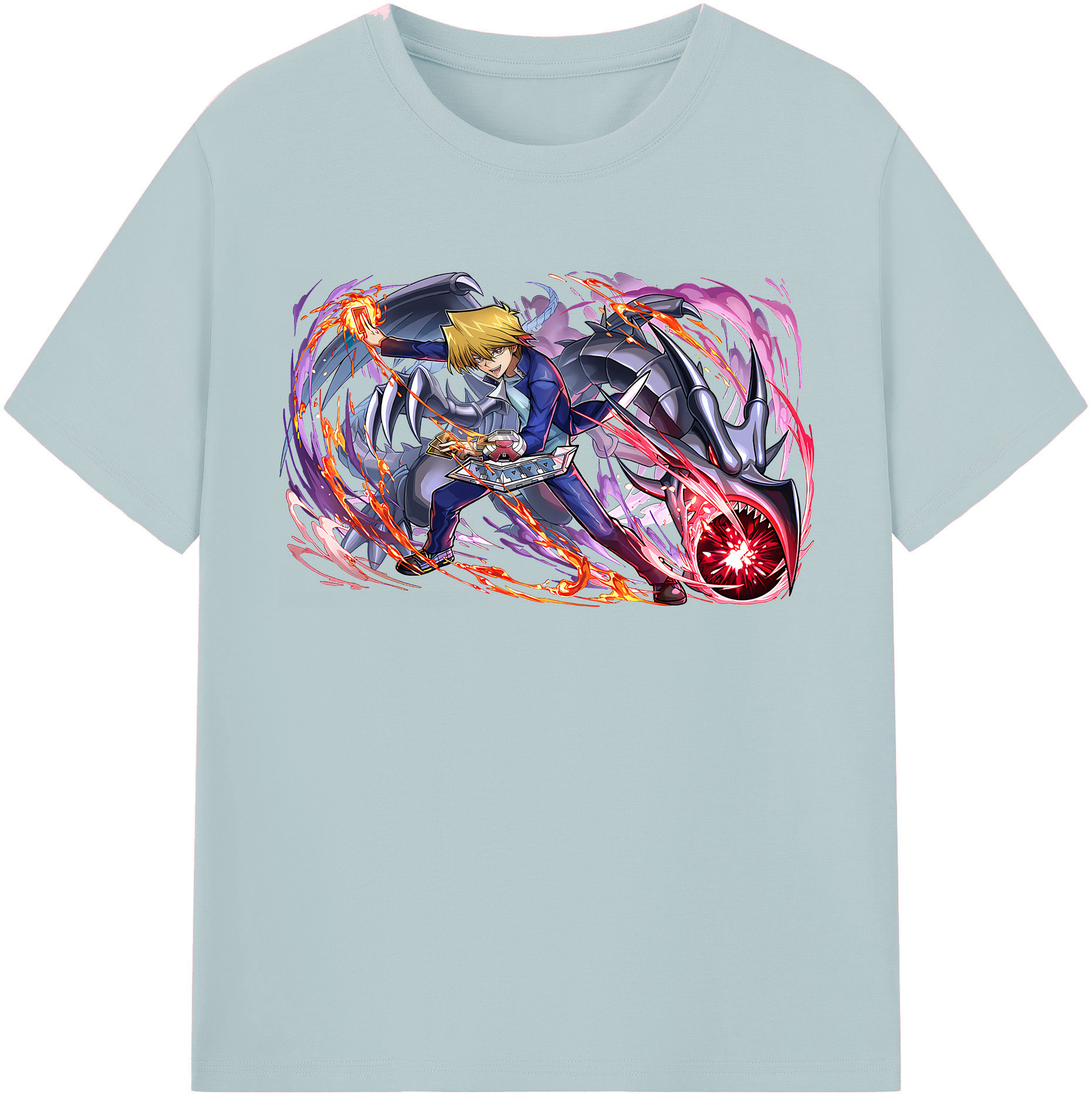 （画像用） 遊☆戯☆王 Yu-Gi-Oh! 綿100％半袖Tシャツ（フロントプリント）